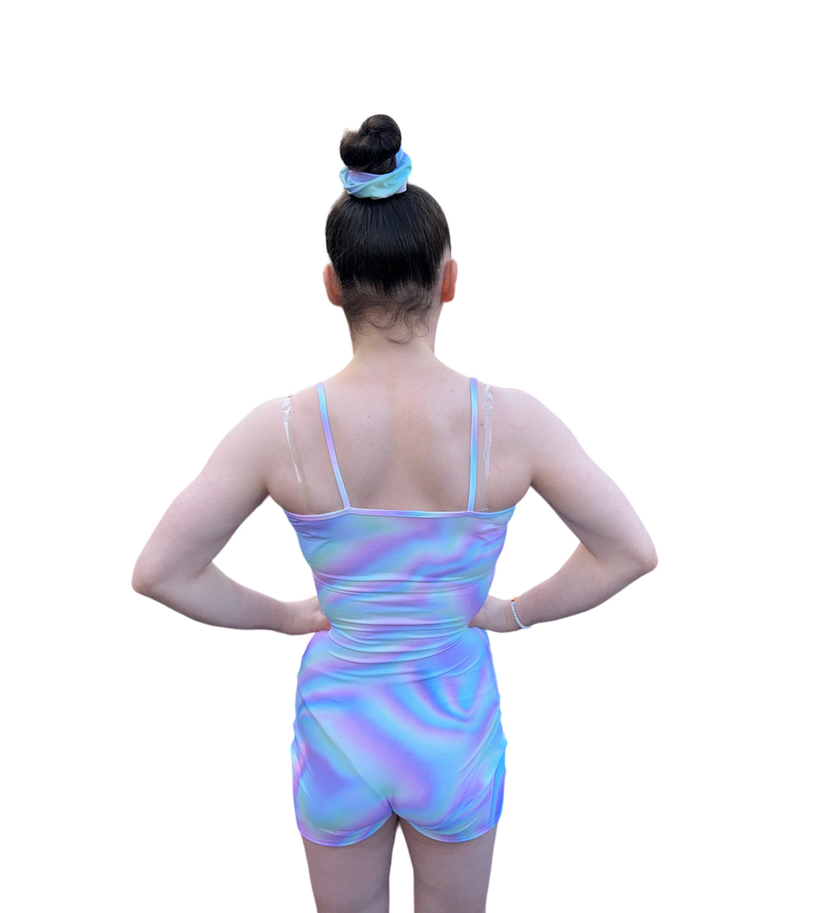 Pastel Vibes strappy unitard