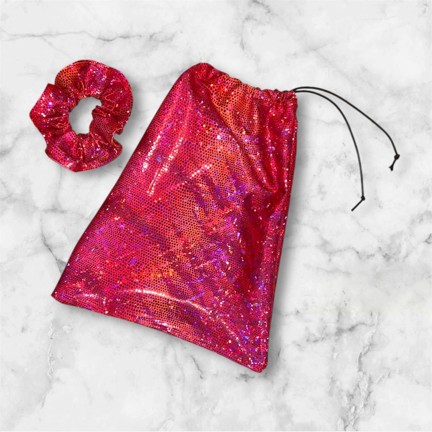 Accessory bag and scrunchie set