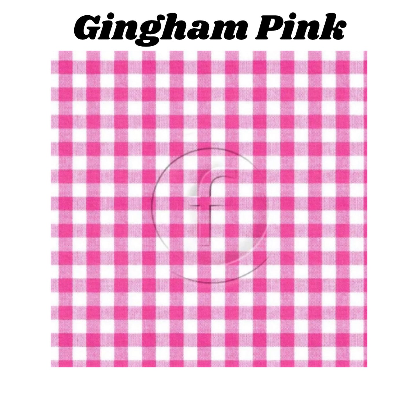 Gingham Pink
