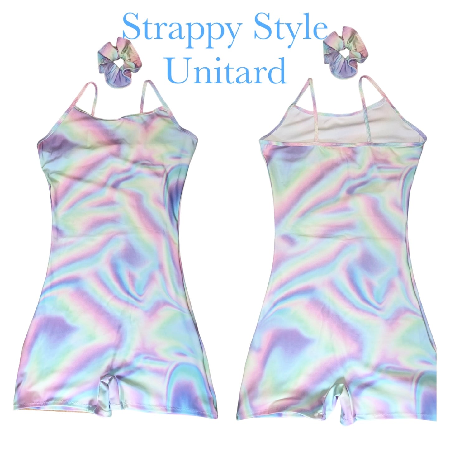 Pastel Vibes strappy unitard