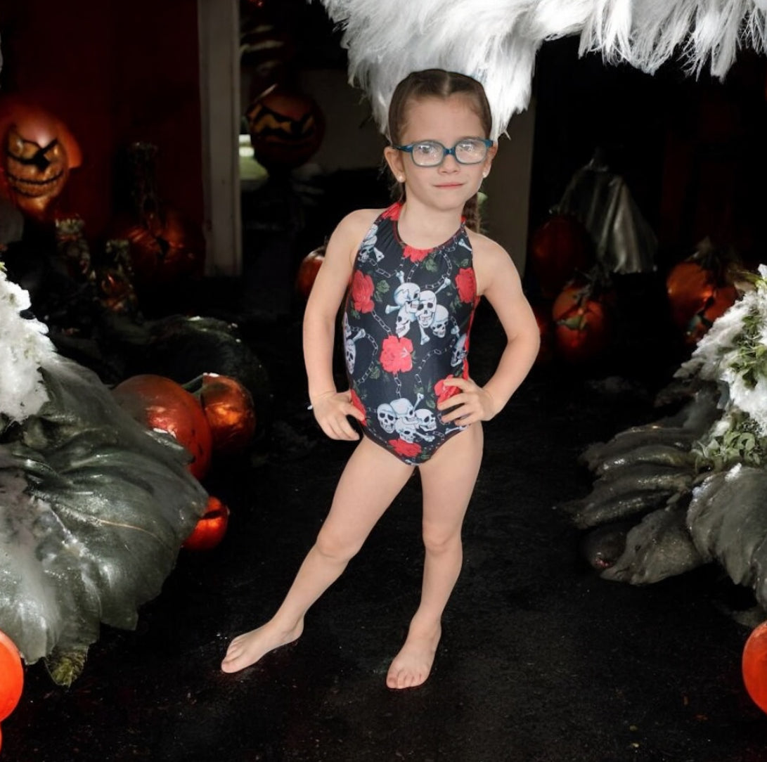 Skulls leotard