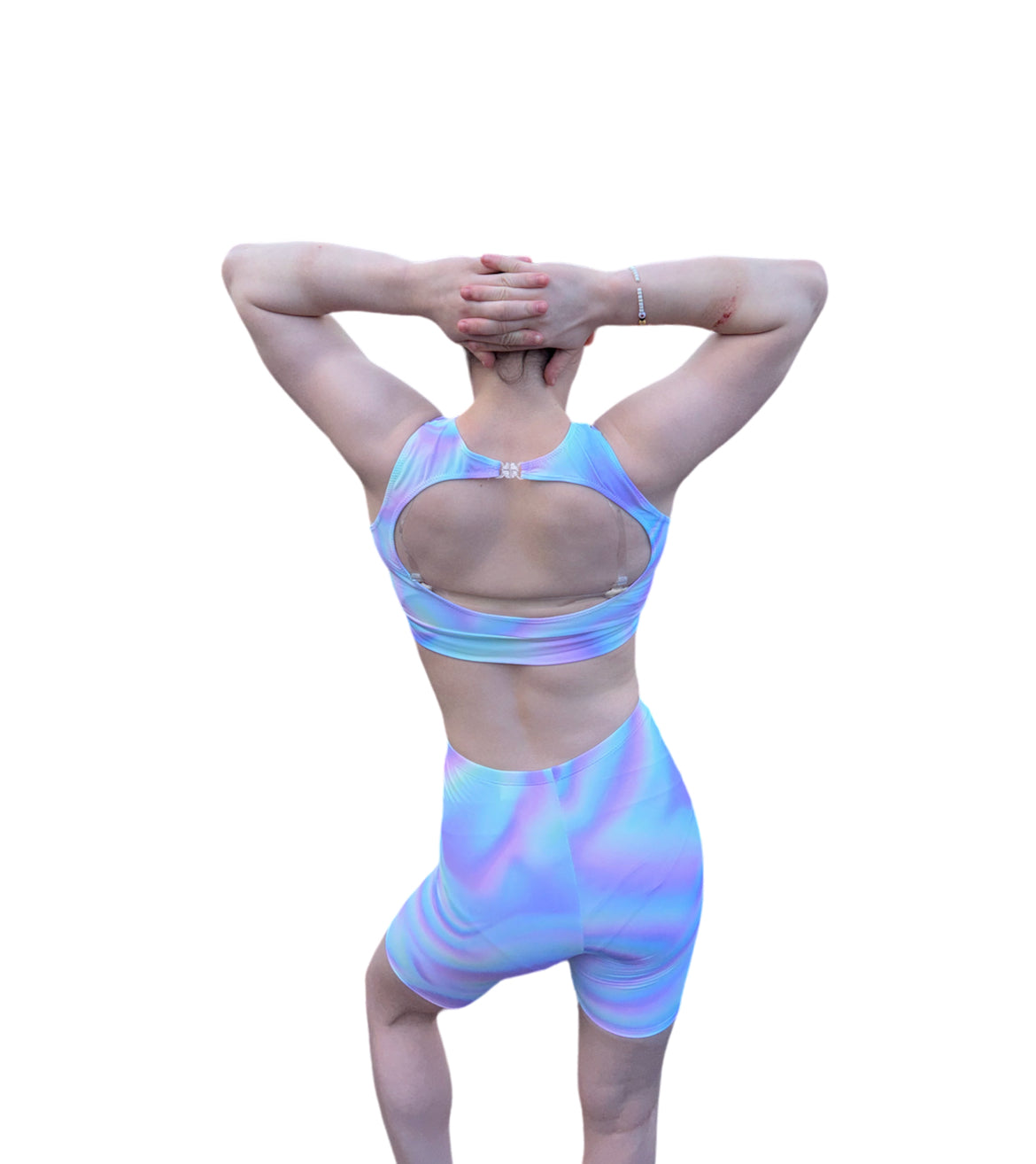 Pastel Vibes Cycle Shorts Set