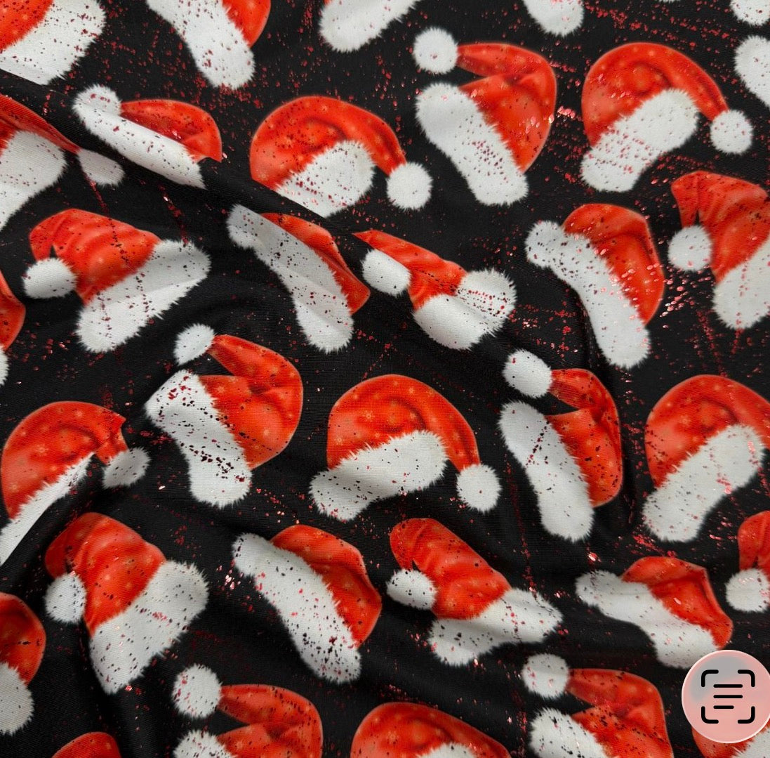 Sparkly Santa Hats leotard