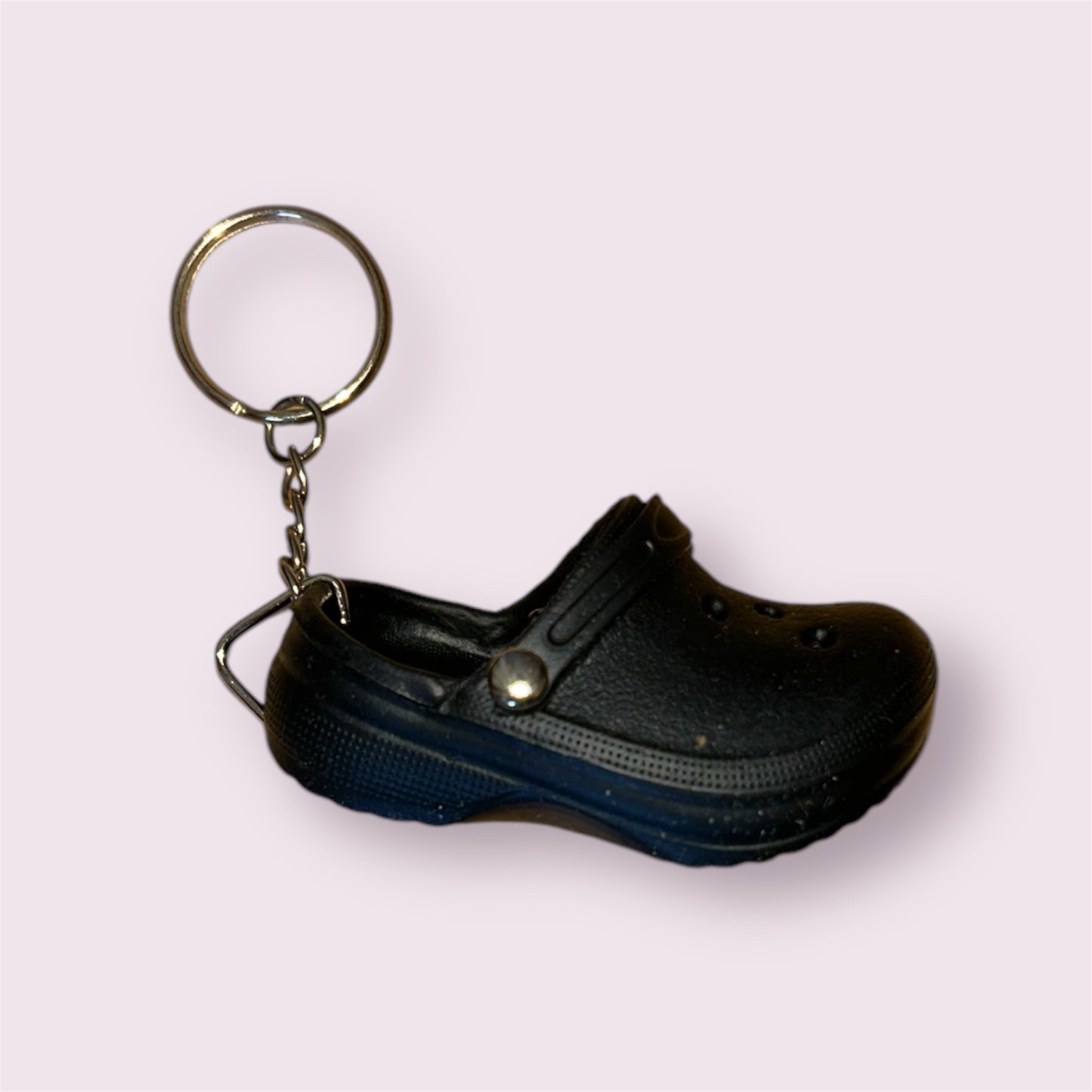 Shoe charm key chain