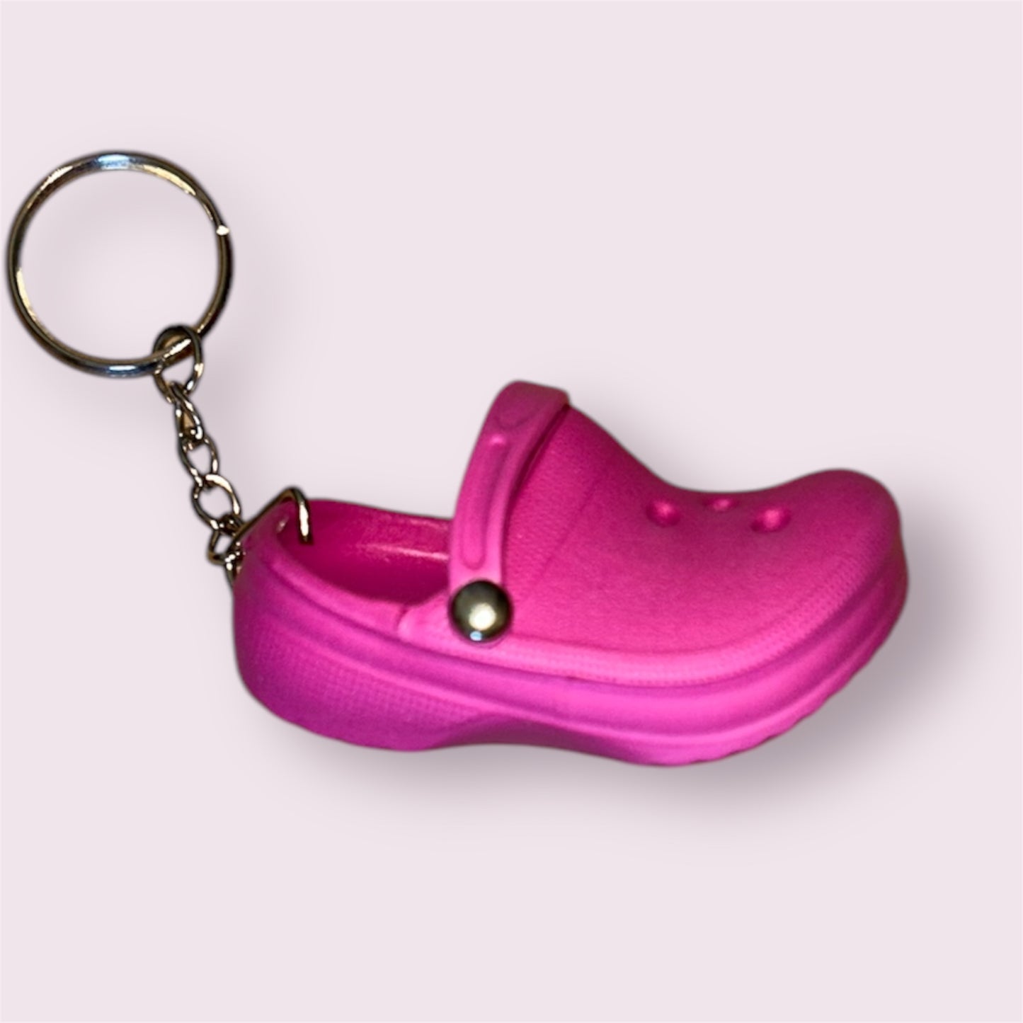 Shoe charm key chain