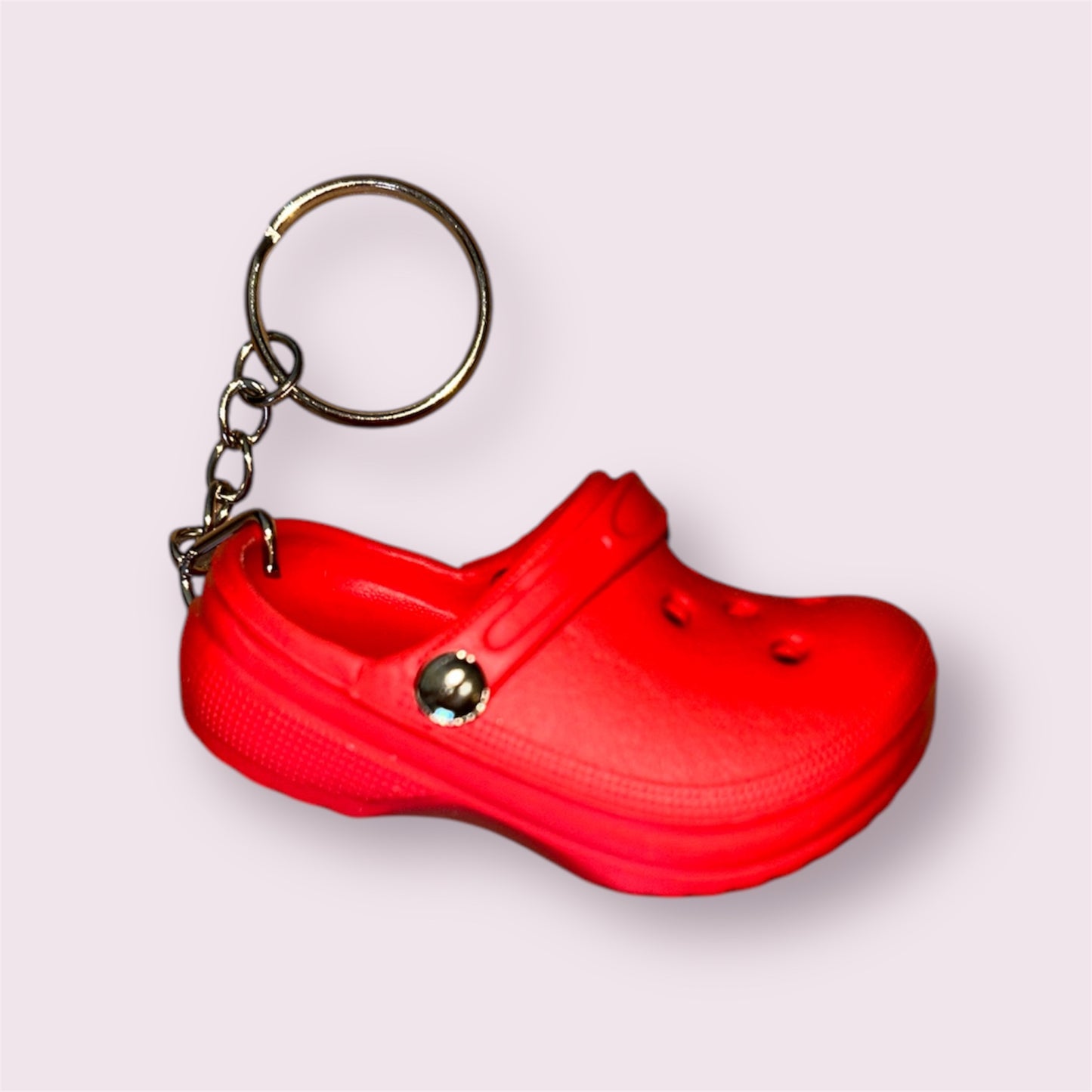 Shoe charm key chain