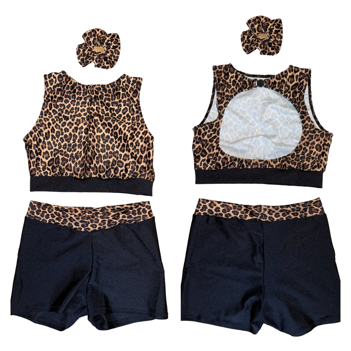Leopard Shorts Set