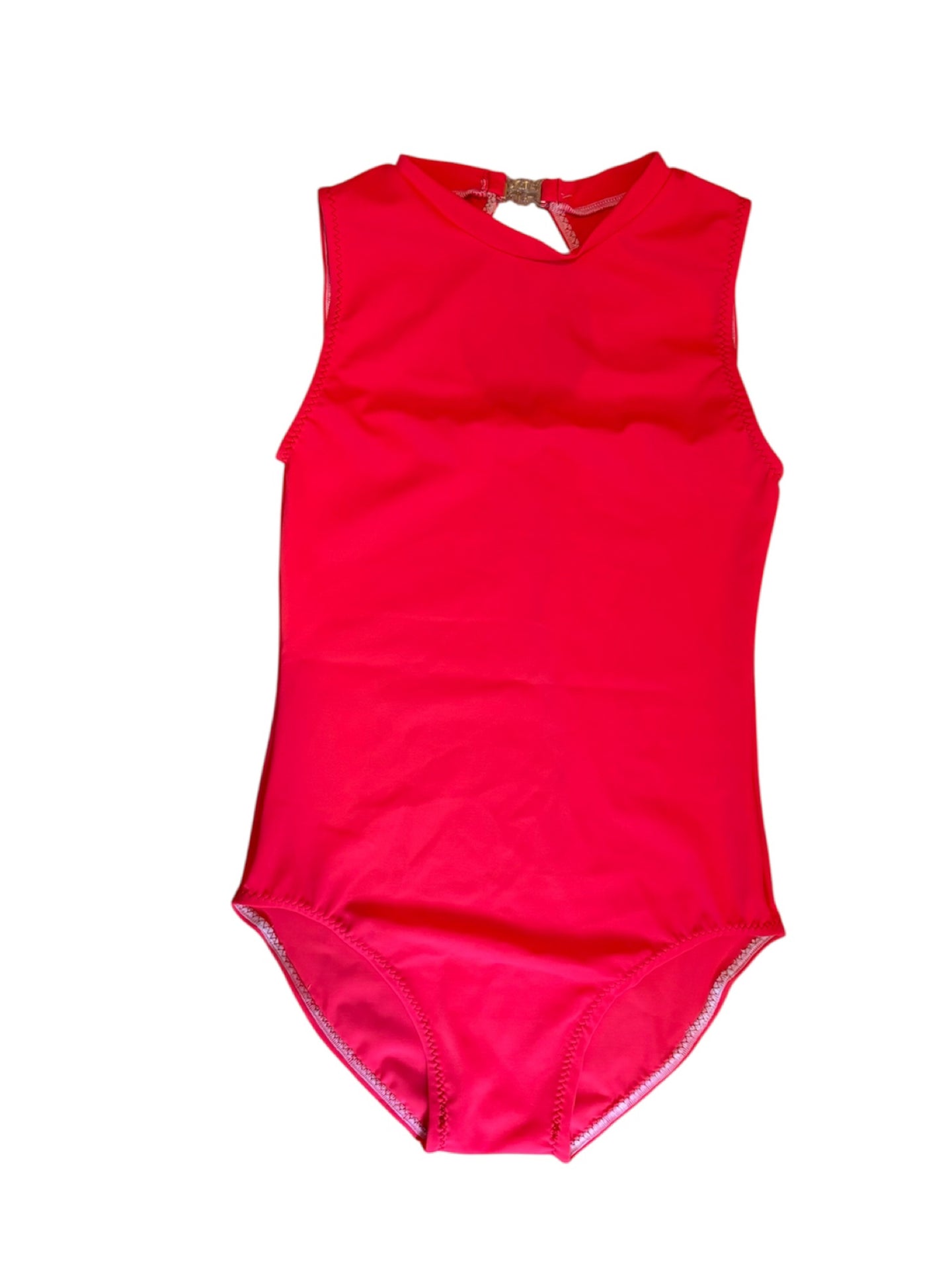Sleeveless high neck leotard