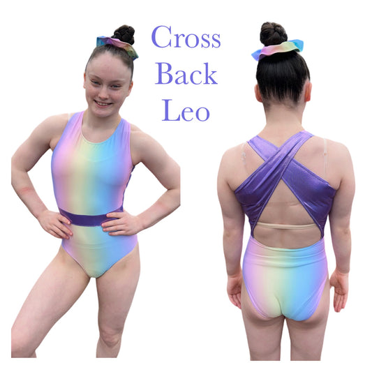 Rainbow Dreams Cross back leotard