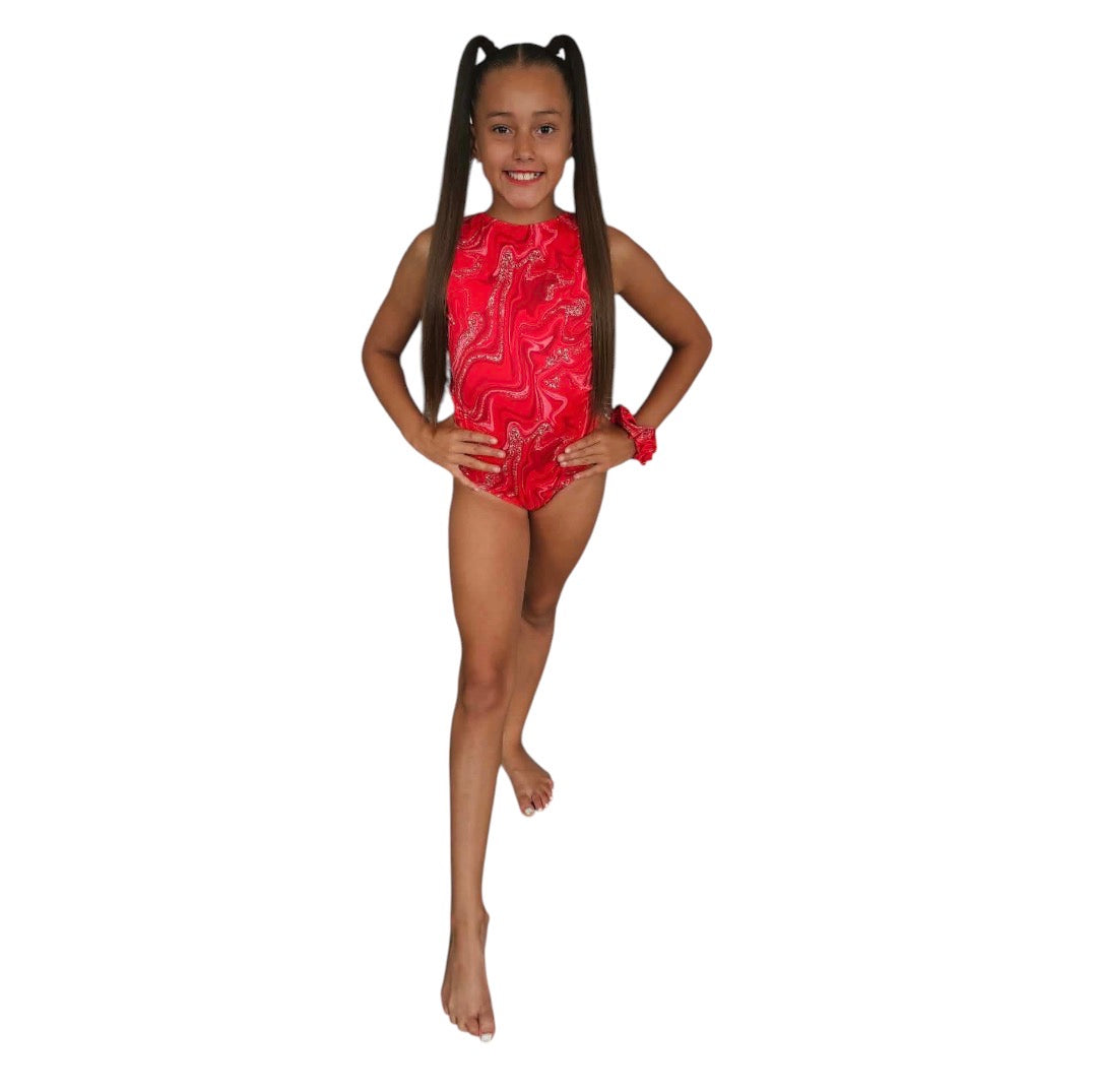 Porsha open back leotard