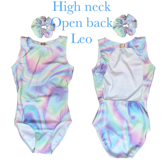 Pastel Vibes open back leotard