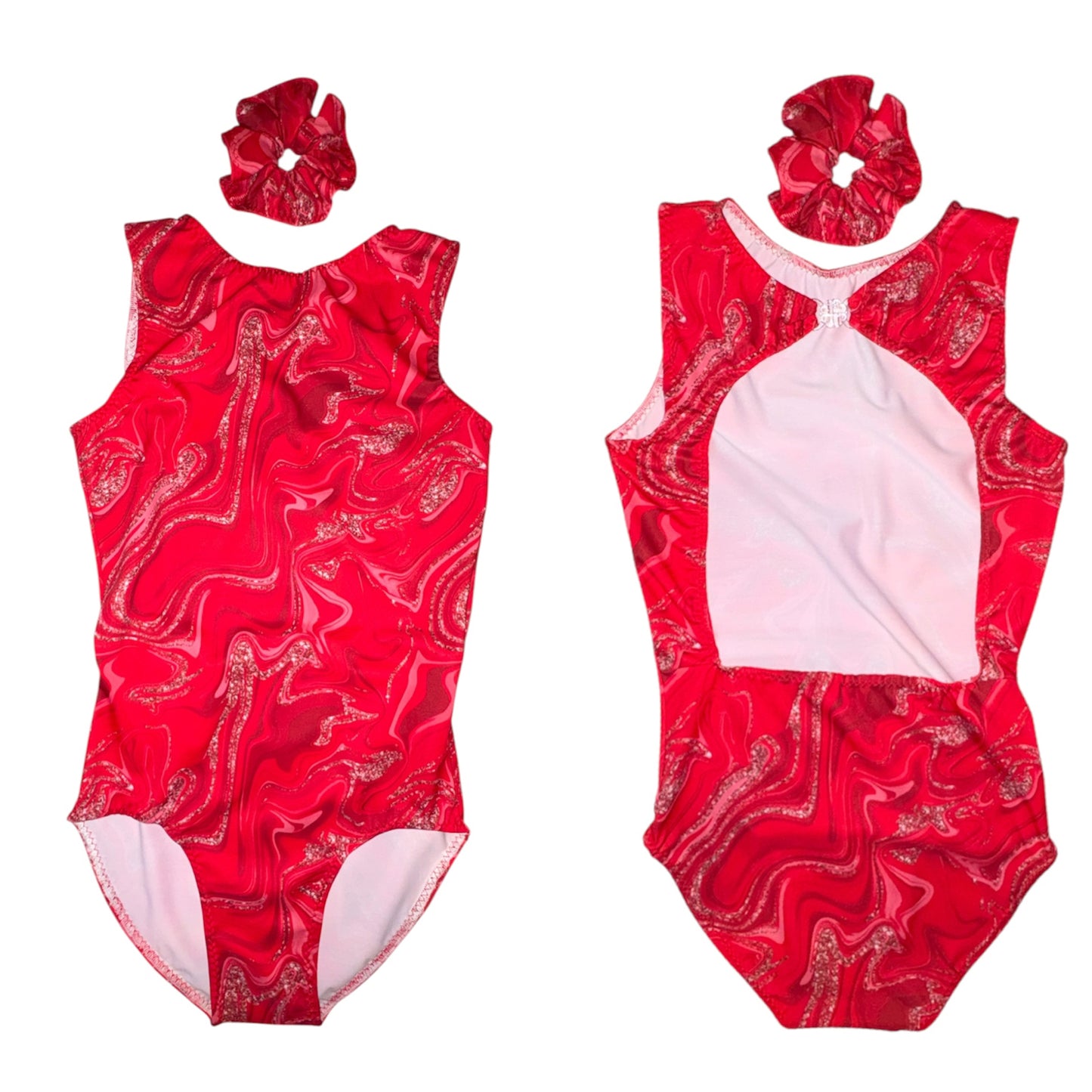 Porsha open back leotard
