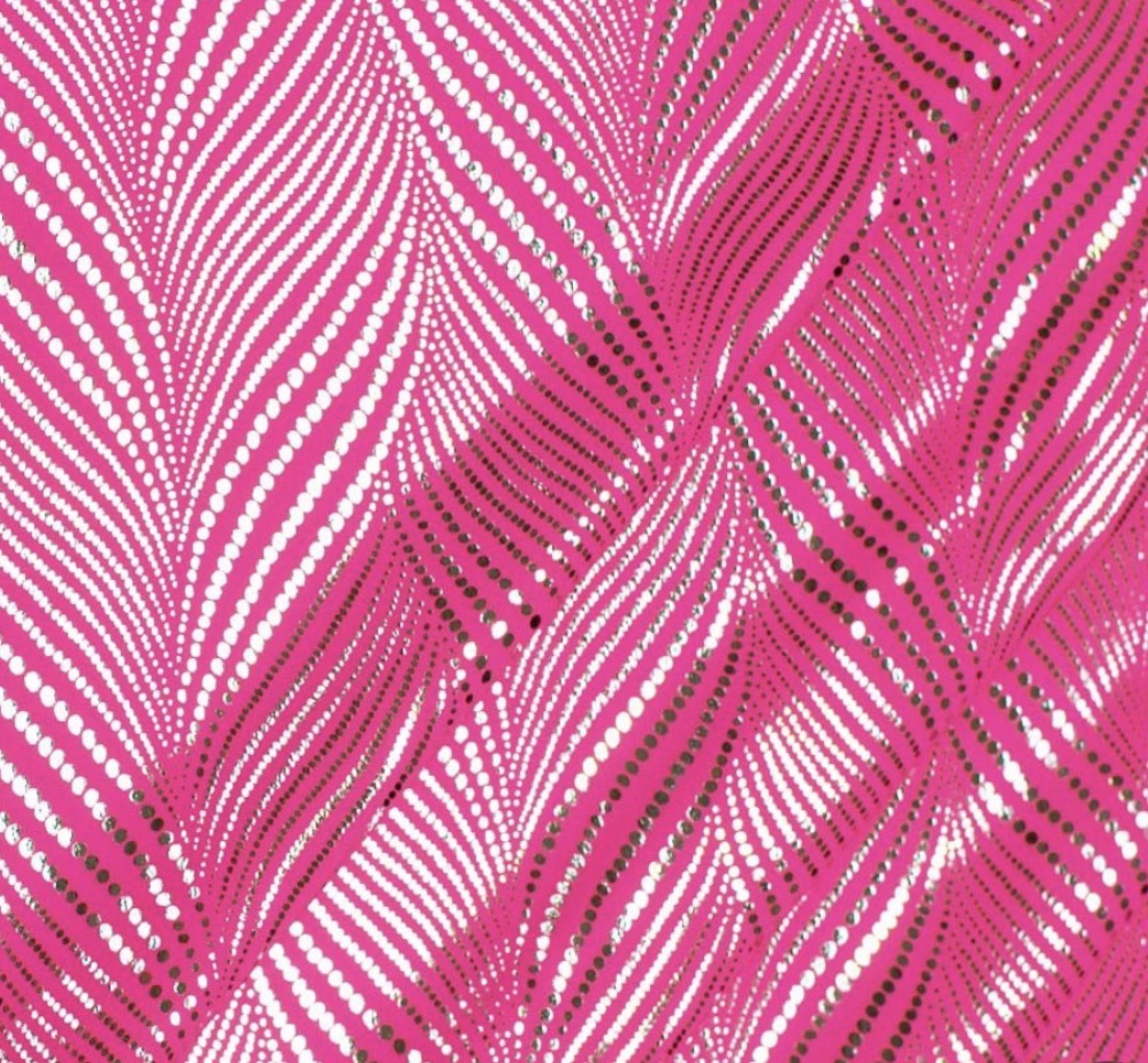 Jewel Pink/black two-piece set