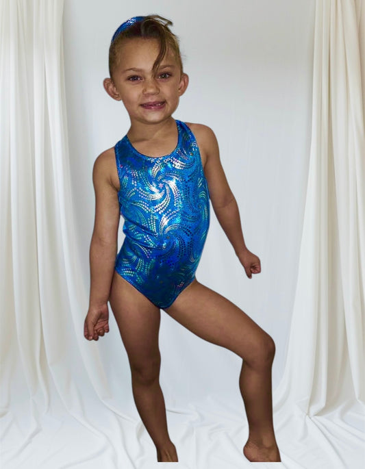 ‘Maddie’ Turquoise Leotard