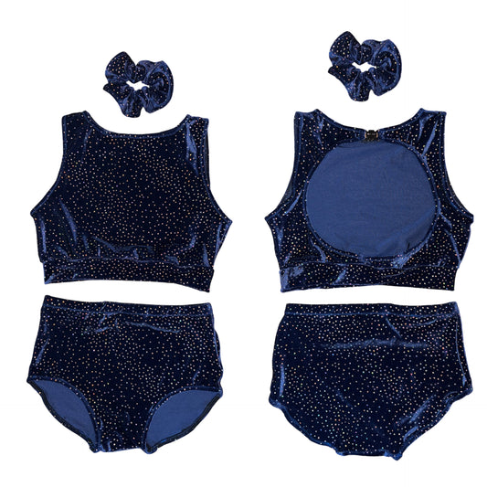 Navy Twinkle Knix Set