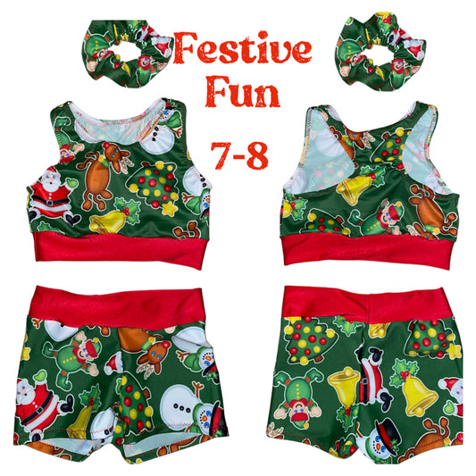 Festive Fun Shorts Set