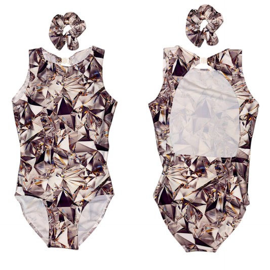 Jewel Open back leotard
