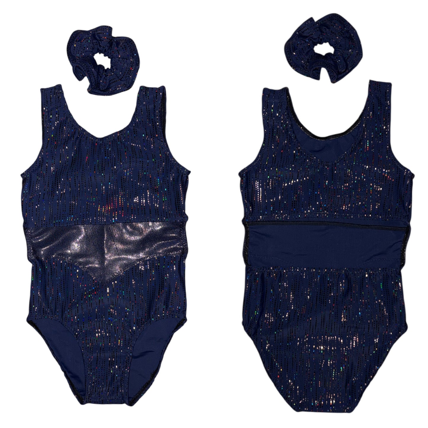 Navy sparkle leotard