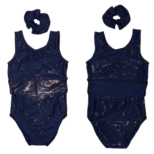 Navy sparkle leotard