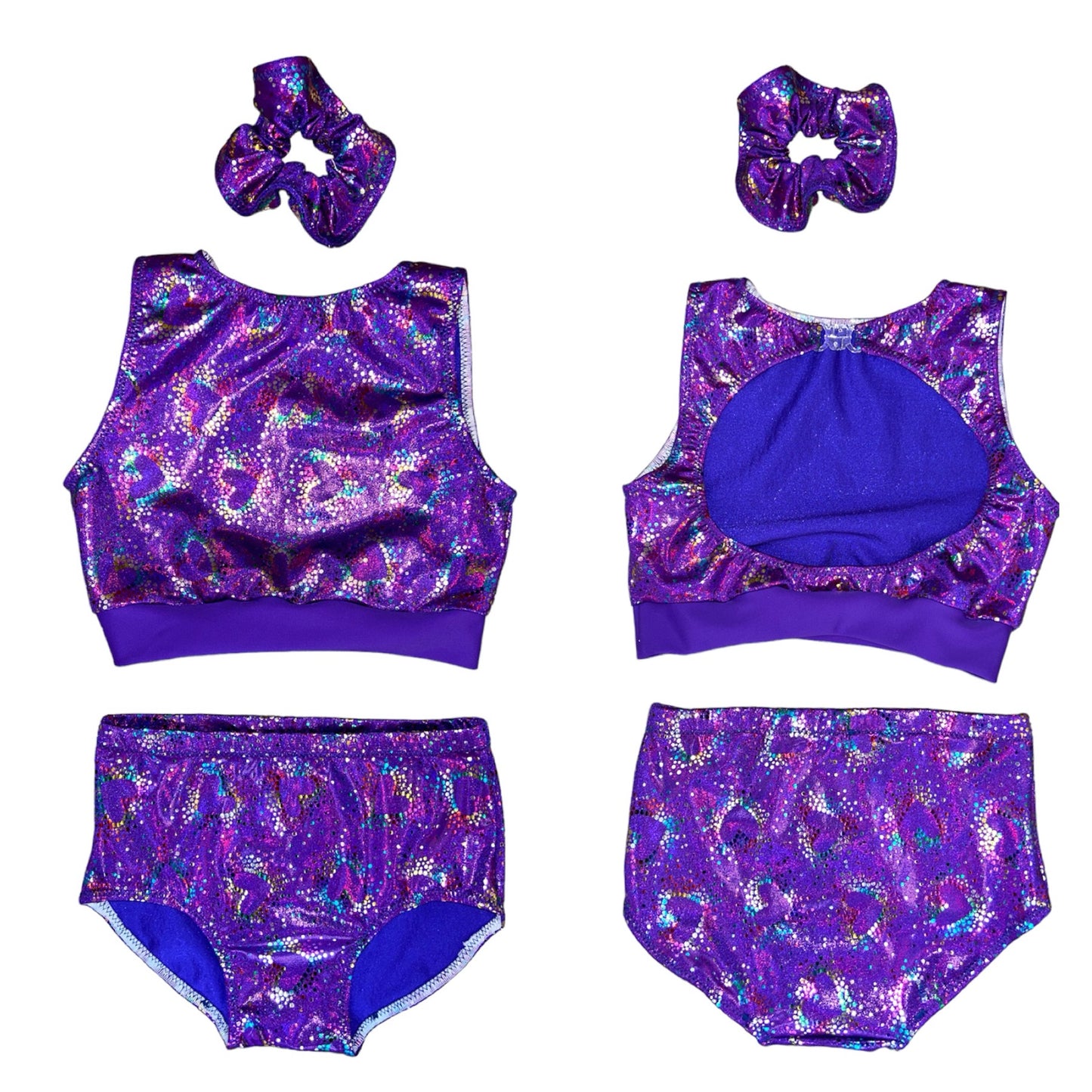 Purple Hearts Dance/Acro Set