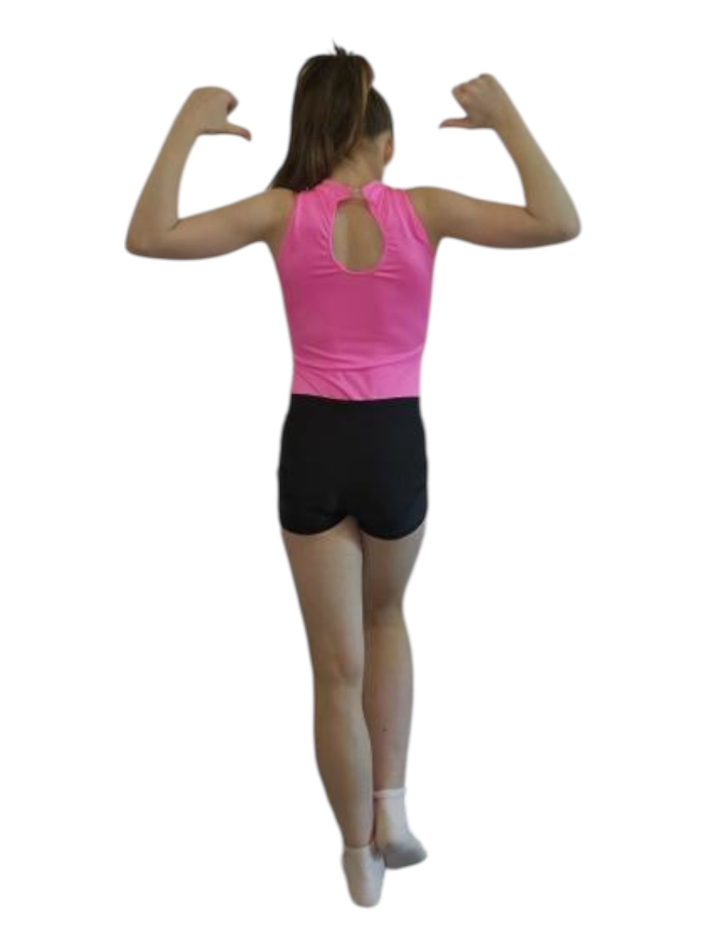 Sleeveless high neck leotard