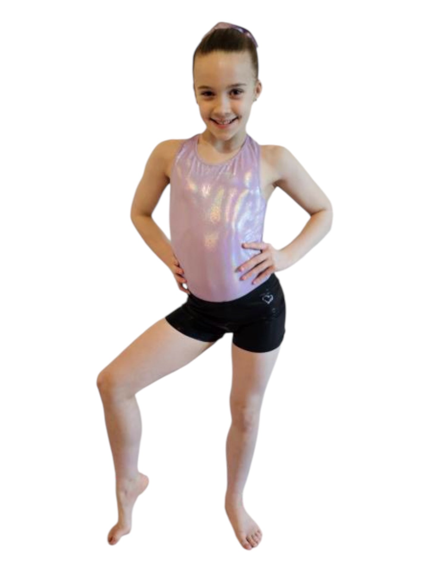 Leotard and shorts set