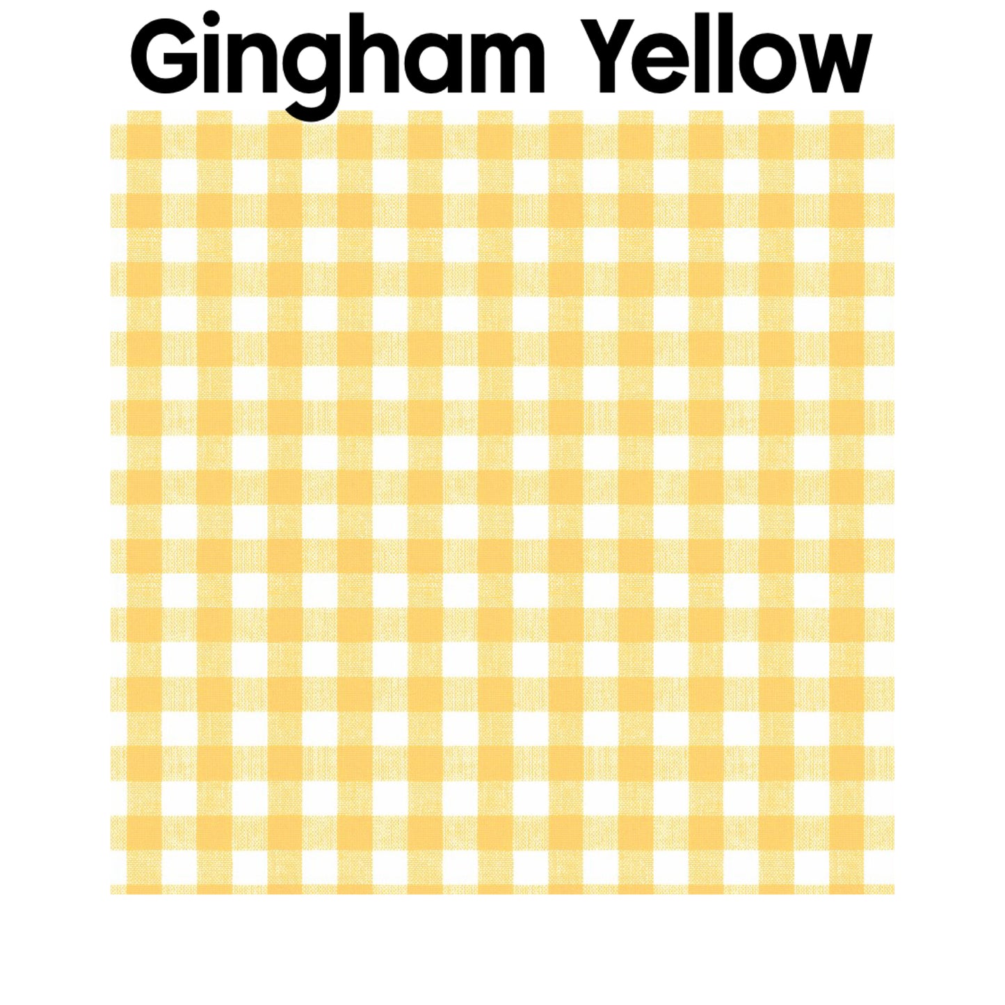 Gingham Yellow (New)