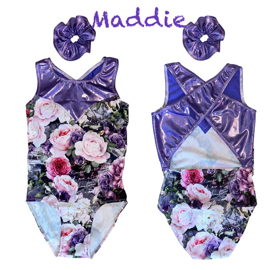 ‘Maddie’ cross back leotard