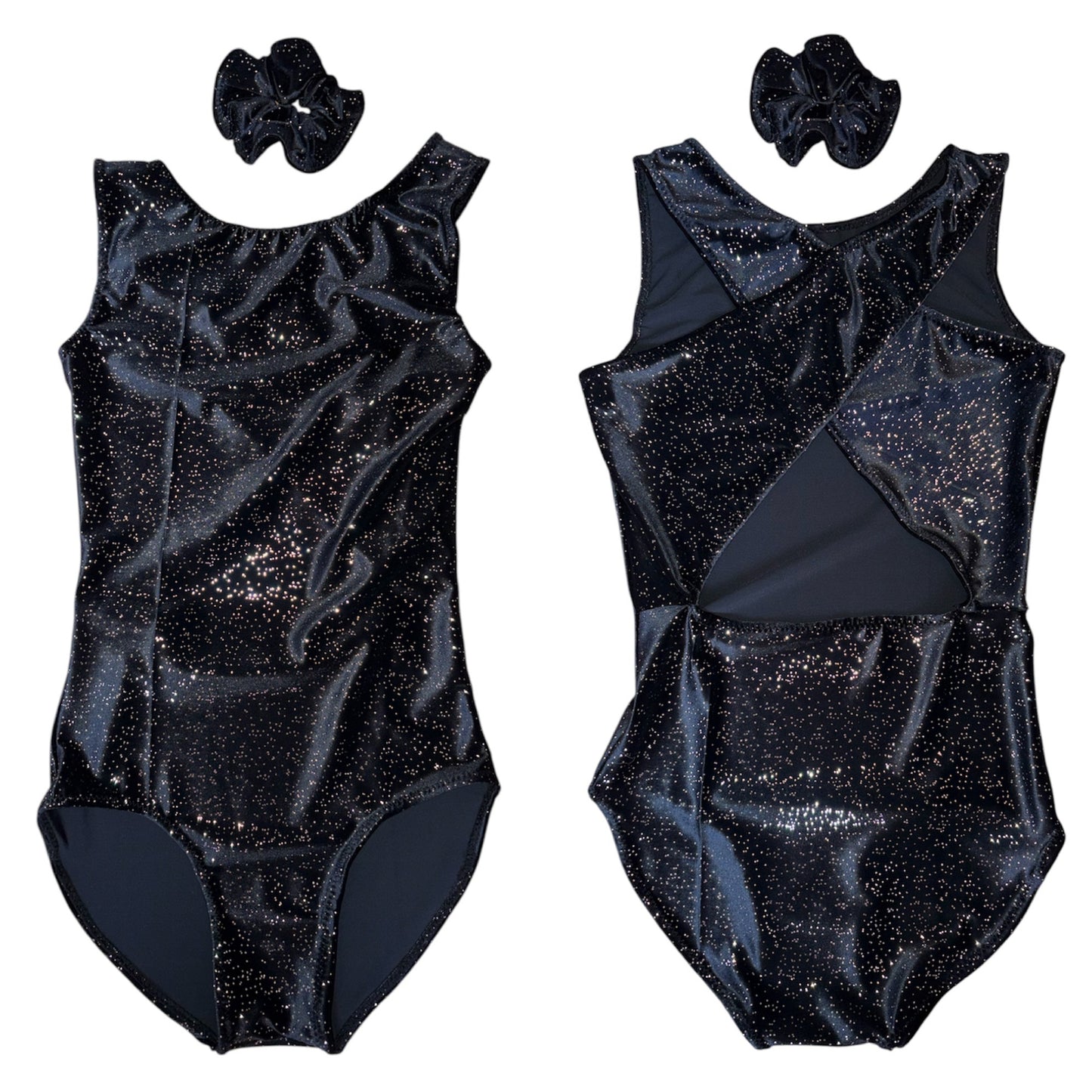 Kira Leotard Black Sparkle