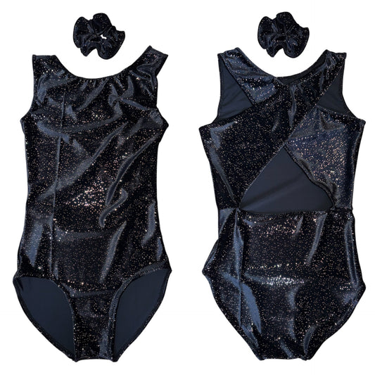 Kira Leotard Black Sparkle