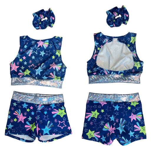 Shooting Stars Shorts Set