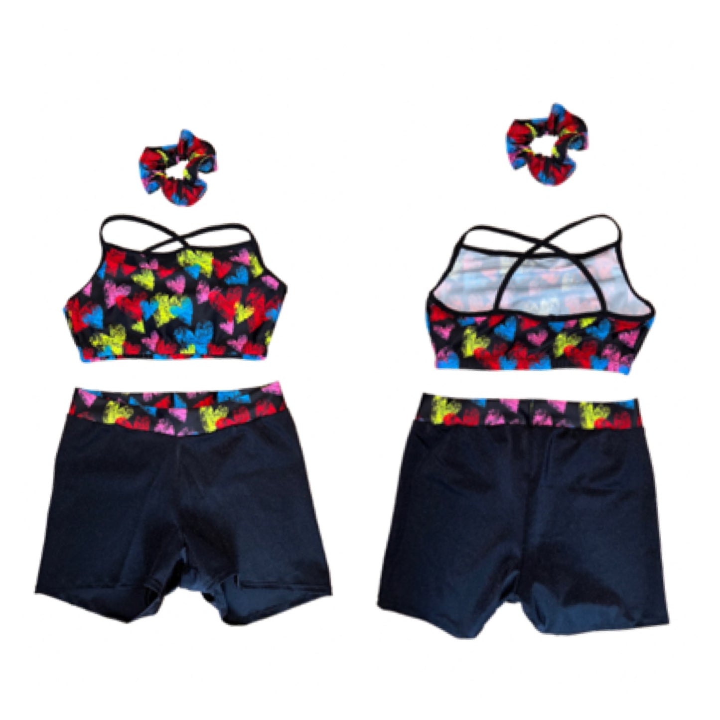 Dance/Acro shorts set